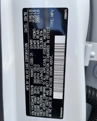 Volvo V60 Cross Country cena 122000 przebieg: 87237, rok produkcji 2019 z Białystok małe 781